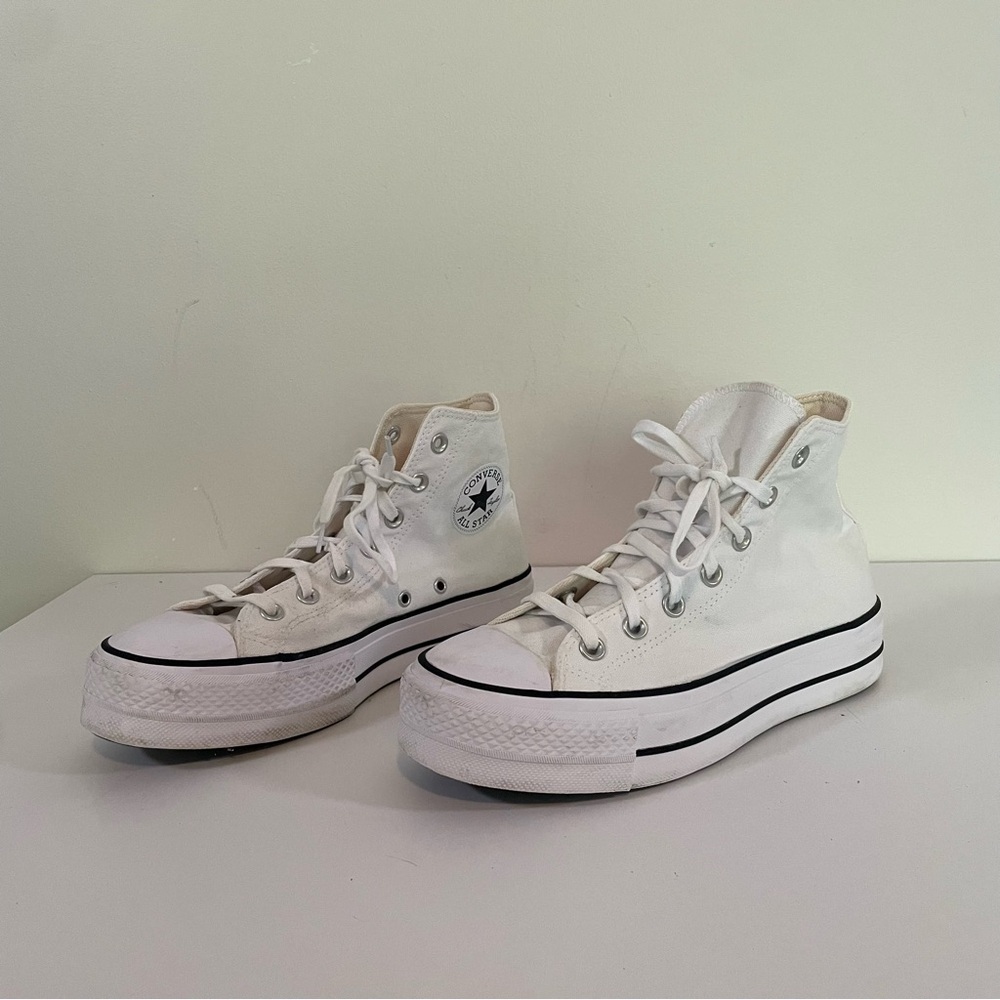 Converse Chuck Taylor All Star Lift Platform Secret - White - Women’s 8